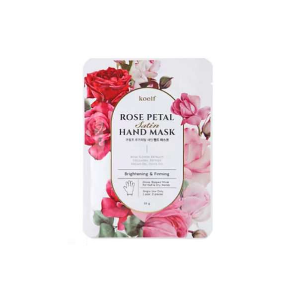 Маска-перчатки для рук KOELF Rose Petal Satin Hand Mask с экстрактом розы 16г