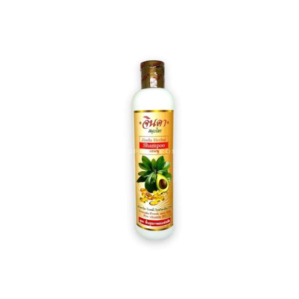 Шампунь для волос JINDA Herbal Shampoo Avocado Fresh Mee Leaf Pro Vitamin B5 Авокадо + витамин В5 250 мл