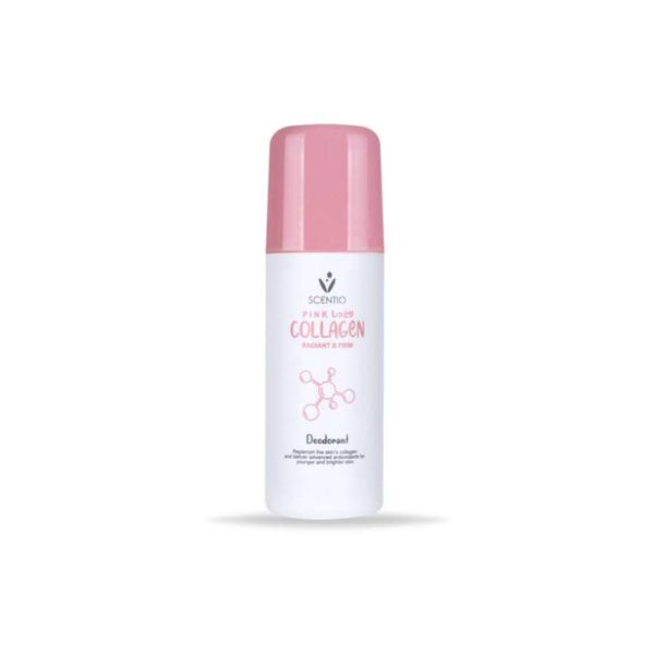 Дезодорант SCENTIO Pink Collagen Radiant& Firm Deodorant, коллагеновый 50мл