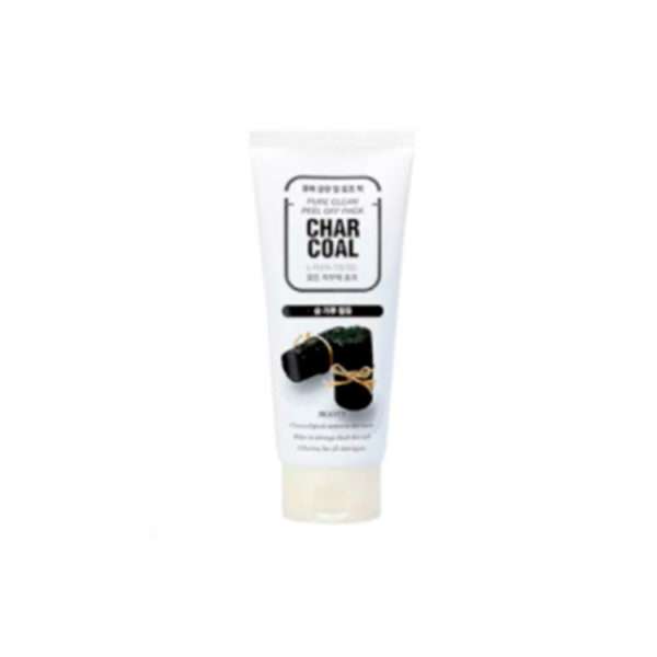 Маска-пленка для лица Jigott Char Coal Pure Clean Peel Off Pack, с древесным углем, 180мл