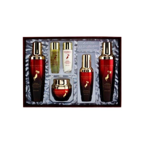 Набор средств для лица 3W CLINIC Red Ginseng Nourishing Skin Care Set 5 Set С экстрактом красного женьшеня
