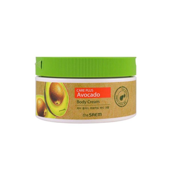 Крем для тела THE SAEM Care Plus Avocado Body Cream с экстрактом авокадо 300 мл
