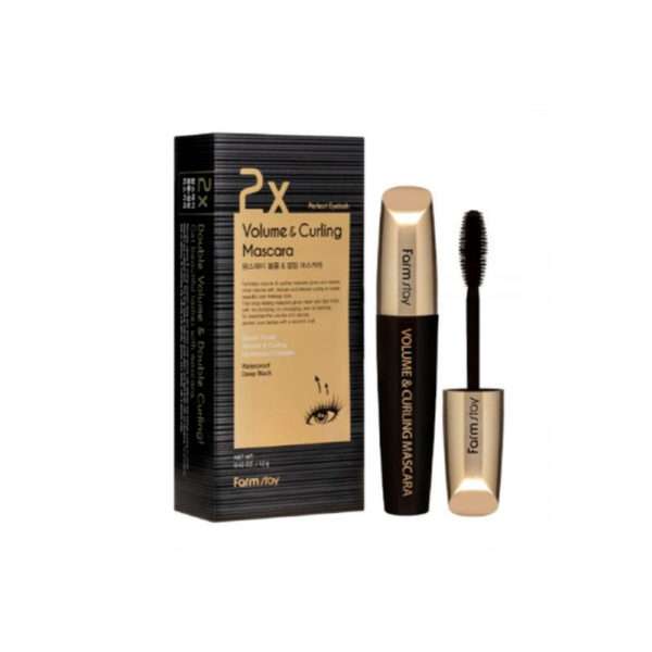 Тушь для ресниц FARMSTAY 2X Volume & Curling Mascara  12 г