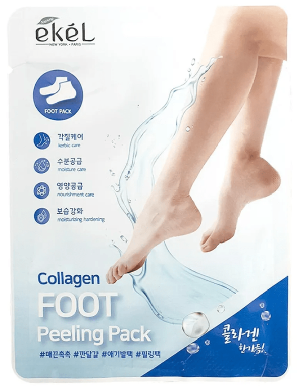 Маска-пилинг для ног EKEL Foot Peeling Pack Collagen с коллагеном 40 гр