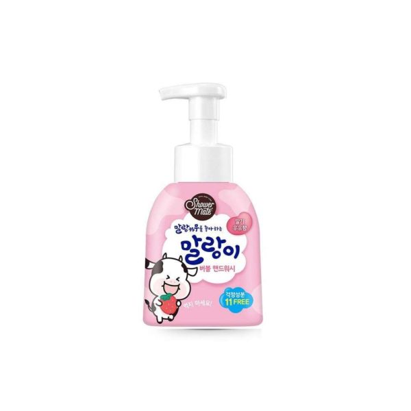 Средство для мытья рук Shower Mate Malang Cow Strawberry с ароматом клубничного молока, 300 мл