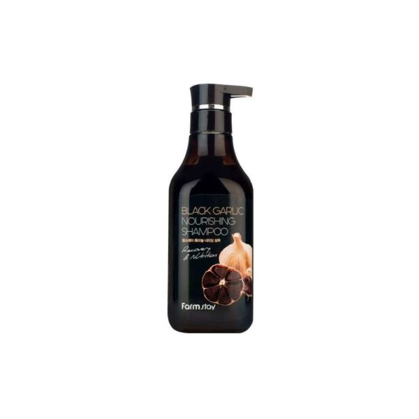 Шампунь-кондиционер для волос FARMSTAY Black Garlic Nourishing Shampoo c экстрактом черного чеснока, 530мл