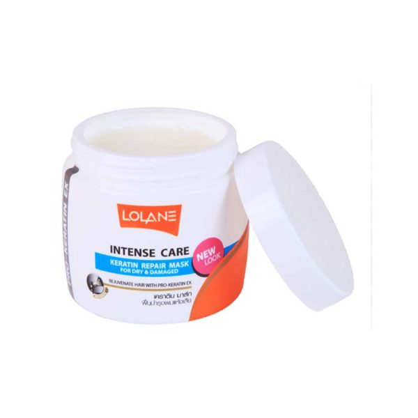 Маска для волос LOLANE Intense Care Keratin Repair Mask для сухих и поврежденных Кератиновое восстановление 200 мл