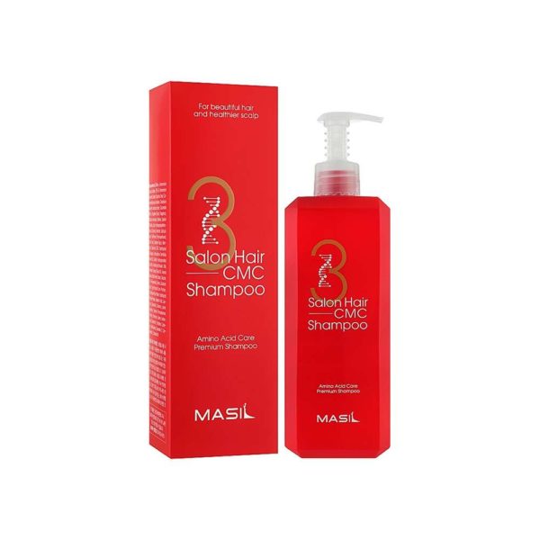 Шампунь для волос MASIL 3 Salon Hair CMC Shampoo восстанавливающий профессиональный с аминокислотами 500 мл
