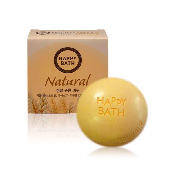 Мыло HAPPY BATH Real Mild Natural Soap парфюмированное со злаками 90 гр