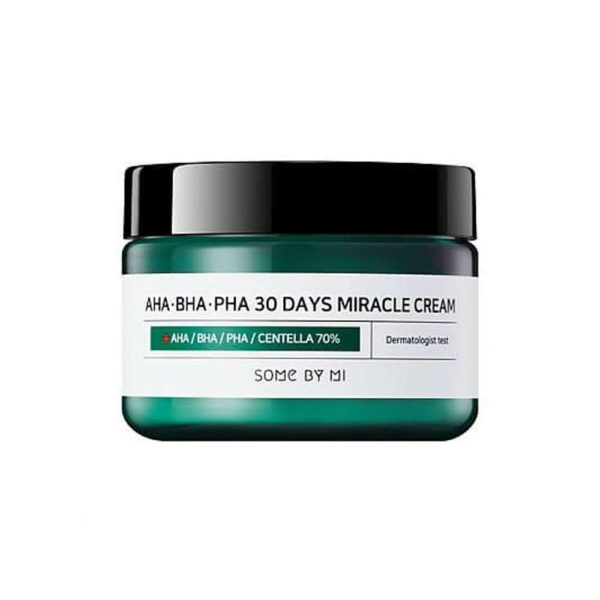 Крем для лица SOME BY MI AHA-BHA-PHA 30 Days Miracle Cream с кислотами для проблемной кожи 60 мл