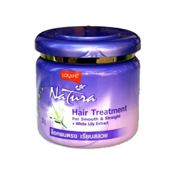Маска для волос LOLANE NATURA Гладкие и прямые с экстрактом белой лилии 250 гр
