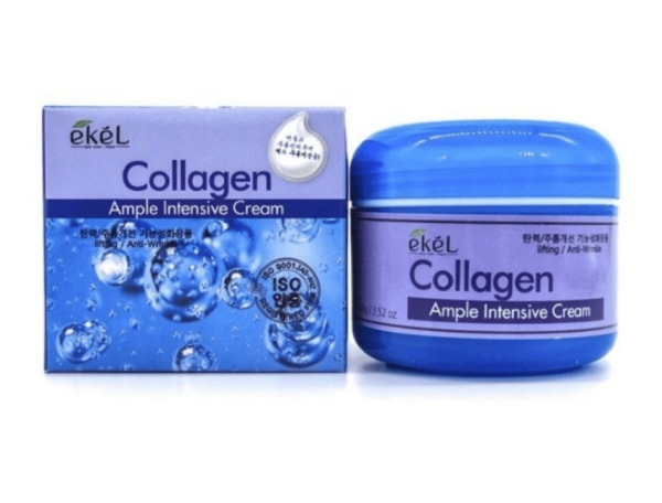 Крем для лица EKEL Collagen Ample Intensive Cream ампульный с коллагеном 100 мл