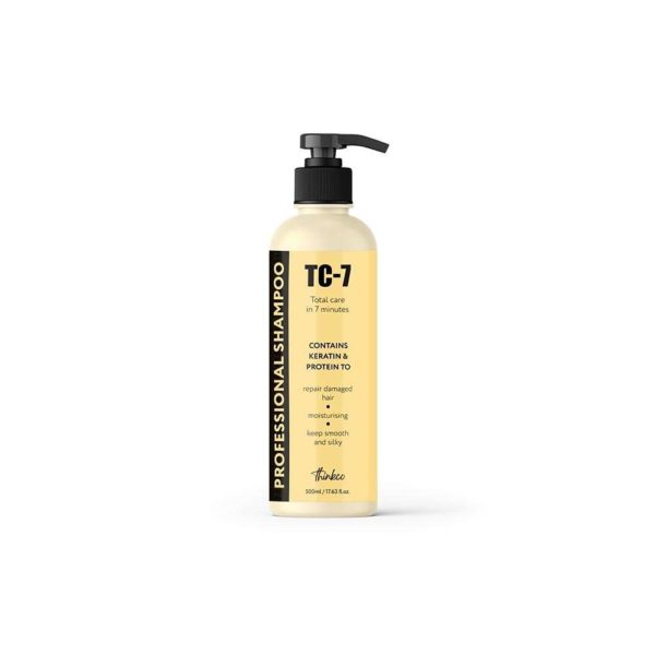 Шампунь для волос Thinkco TC-7 Professional Keratin Восстанавливающий для сильно поврежденных волос ПРОТЕИНОВЫЙ,  500 мл