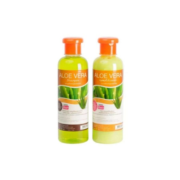 Набор для волос шампунь и кондиционер BANNA Shampoo & Conditioner Aloe Vera Алоэ Вера, 2*360 мл