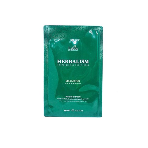 Шампунь для волос LADOR Herbalism Shampoo травяной с аминокислотами 10 мл
