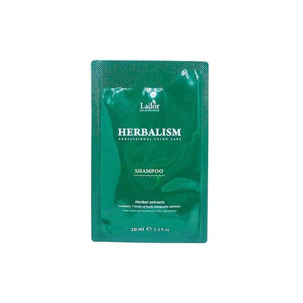 Шампунь для волос LADOR Herbalism Shampoo травяной с аминокислотами 10 мл