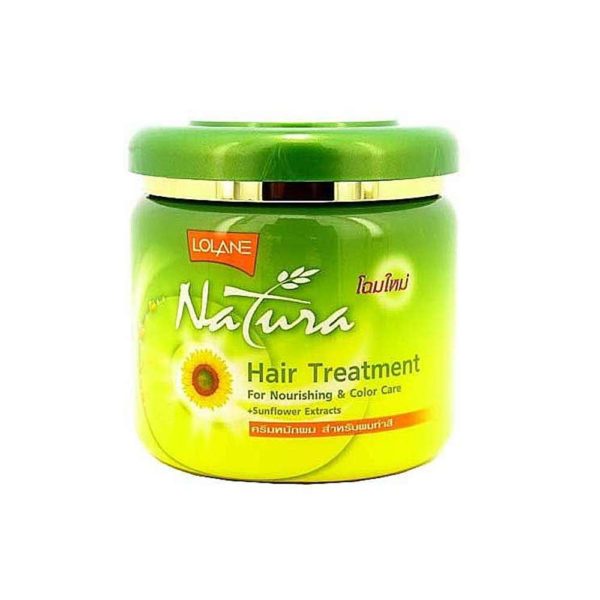 Маска для волос LOLANE Нair Тreatment For Nourishing&Color Care+Sunflower Extract Питание и Защита с экстрактом подсолнечника 100 мл