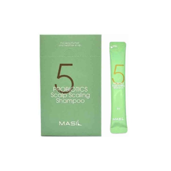 Шампунь для волос MASIL 5 Probiotics Scalp Scaling Shampoo глубоко очищающий с пробиотиками  8 мл