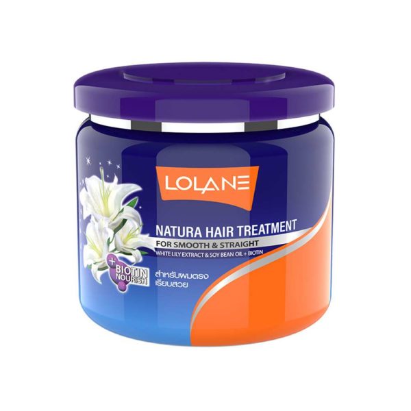 Маска для волос LOLANE Hair Treatment Straight White Lily Extract  Гладкие и прямые с экстрактом белой лилии 100 мл