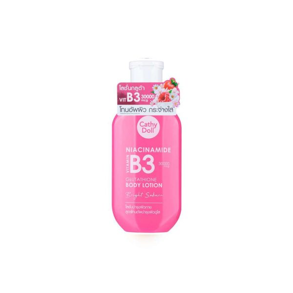 Лосьон для тела CATHY DOLL Bright Sakura Vitamin B3 Glutathione Body Lotion Витамин В и Глутатион 150 мл
