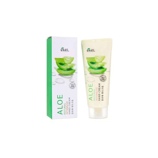 Крем для рук EKEL Aloe Natural Intensive Hand Cream увлажняющий c экстрактом алоэ 100 мл