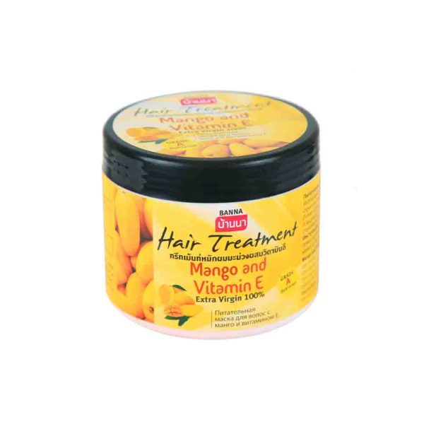 Маска для волос BANNA  Hair Treatment Mango and Vitamin E Манго и витамин Е 300 мл