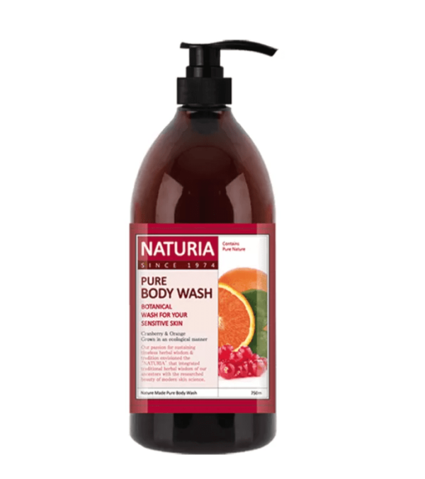 Гель для душа NATURIA Pure Body Wash Клюква/Апельсин 750 мл