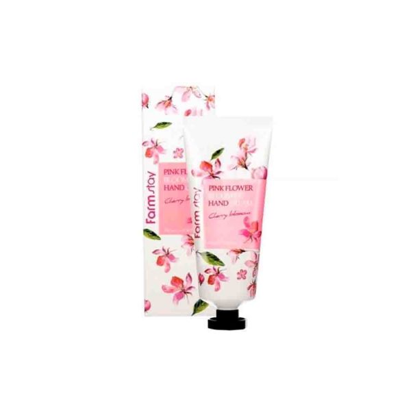 Крем для рук FARMSTAY Pink Flower Blooming Hand Cream Cherry Blossom Цветение вишни 100 мл