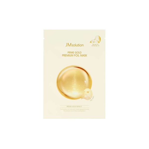 Маска для лица JMsolution Prime Gold Premium Foil Mask увлажняющая с коллоидным золотом 35 мл
