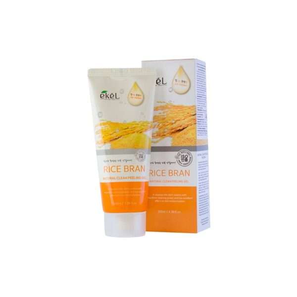 Гель-скатка для лица EKEL Rice Bran Natural Clean Peeling Gel с экстрактом риса 130 мл