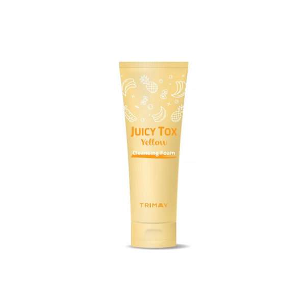 Пенка для умывания TRIMAY Juice Tox Yellow Cleansing Foam на основе желтого комплекса экстрактов фруктов 120 мл