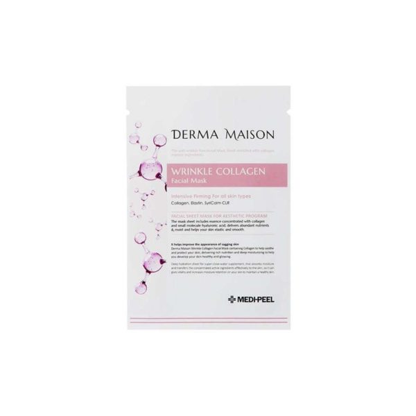 Маска для лица MEDI-PEEL Derma Maison Wrinkle Collagen Facial Mask антивозрастная ампульная 23 мл