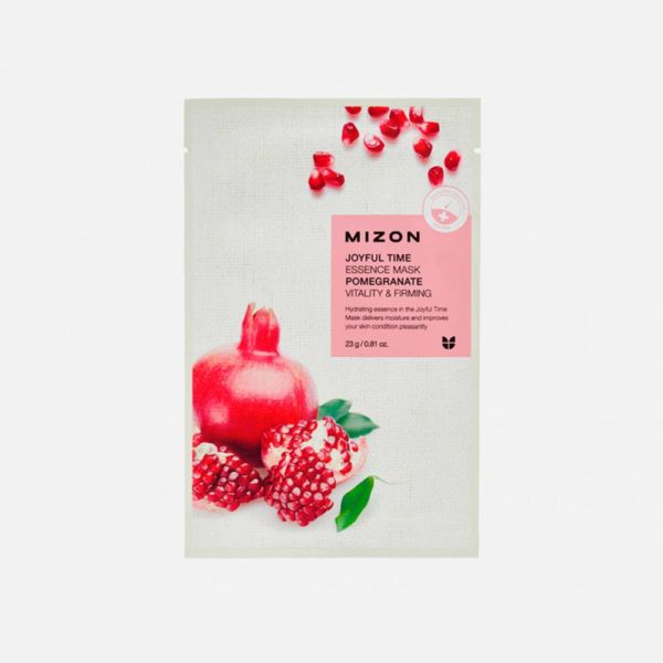 Маска для лица MIZON Joyful Time Essence Mask POMERGRANATE тканевая с гранатом 23 мл