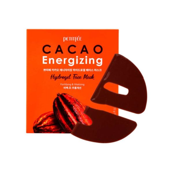 Маска для лица PETITFEE Cacao Energizing Hydrogel Face Mask гидрогелевая тонизирующая с какао 1шт*32г