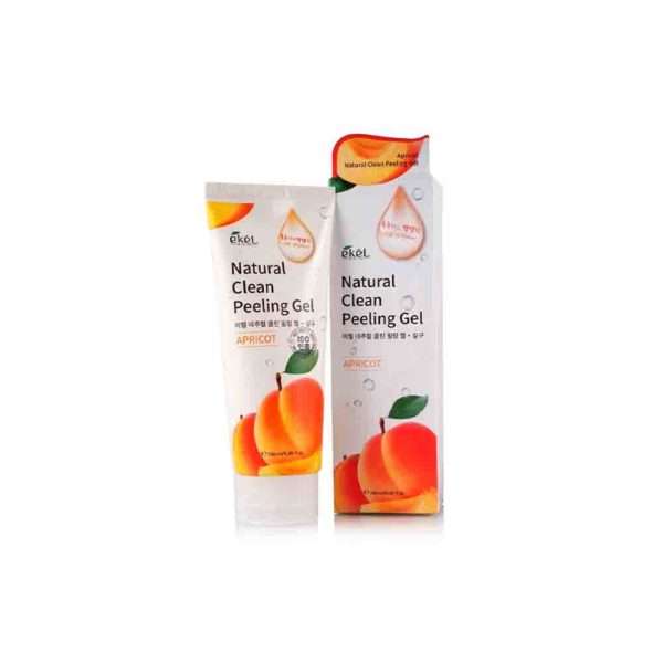Гель-скатка для лица EKEL Natural Clean Peeling Gel Apricot с экстрактом абрикоса 280 мл