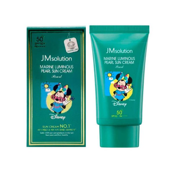 Крем солнцезащитный JMsolution Disney Minnie Mouse Marine Luminous Pearl Sun Cream Pearl SPF50+/PA++++ / , 50мл