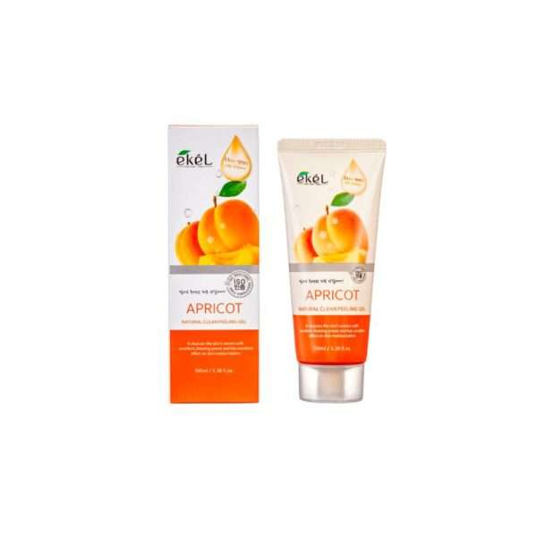 Гель-скатка для лица EKEL Natural Clean Peeling Gel Apricot с экстрактом абрикоса 100 мл