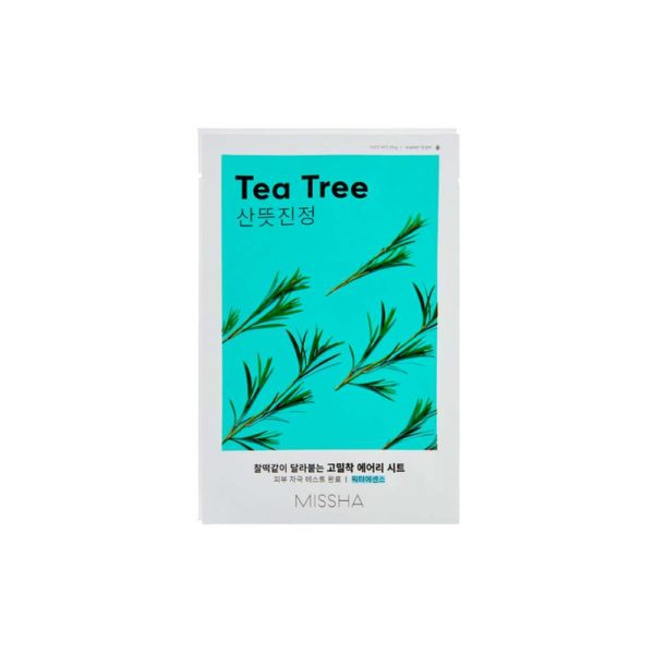 Маска для лица тканевая Missha AIry Fit Sheet Mask Tea Tree с экстрактом чайного дерева, 19гр