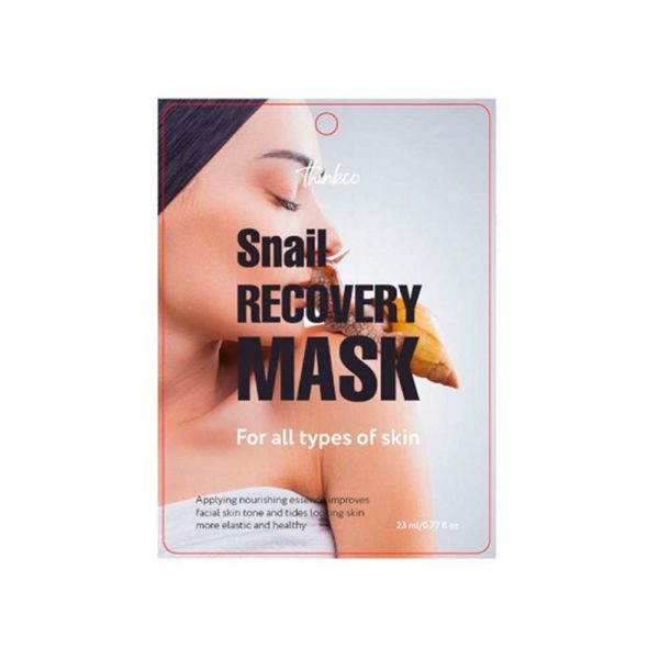 Маска для лица Thinkco Snail Recovery Mask с экстрактом муцина улитки, 23мл