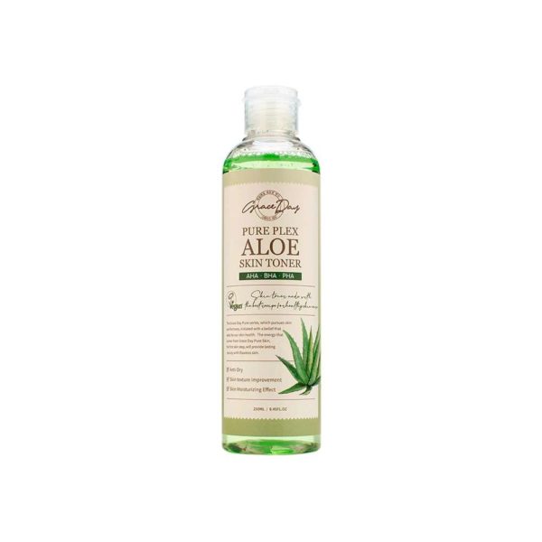 Тонер для лица GRACE DAY Pure Plex Aloe Skin Toner с растительным комплексом и экстрактом алоэ 250 мл