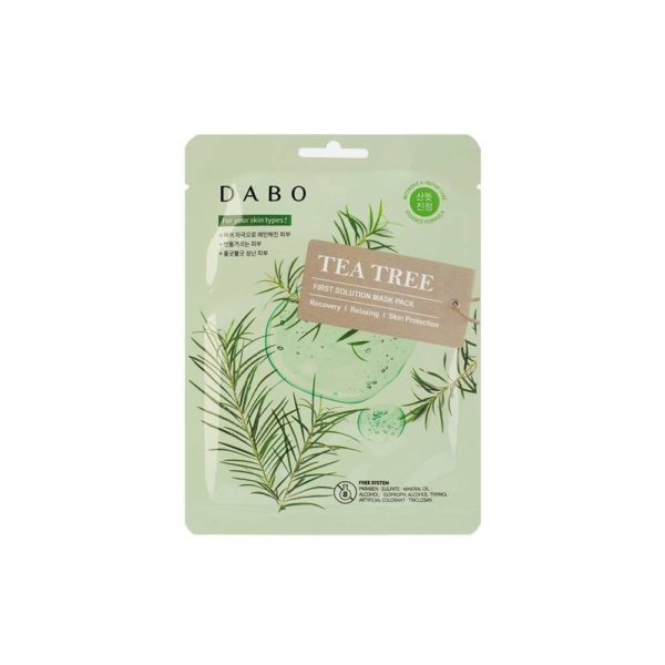 Маска для лица DABO Mask Pack Tea Tree с экстрактом чайного дерева, 23гр