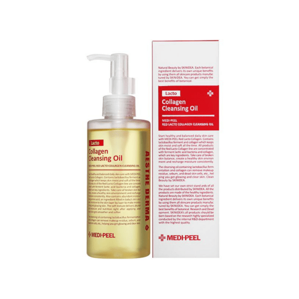 Масло гидрофильное MEDI-PEEL Red Lacto Collagen Cleansing Oil  с лактобактериями и коллагеном 200ml