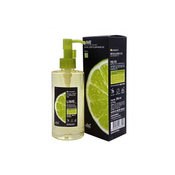 Масло гидрофильное для лица Eco Branch Facial Deep Cleansing Oil Lime для глубокого очищения лица лайм 200 мл
