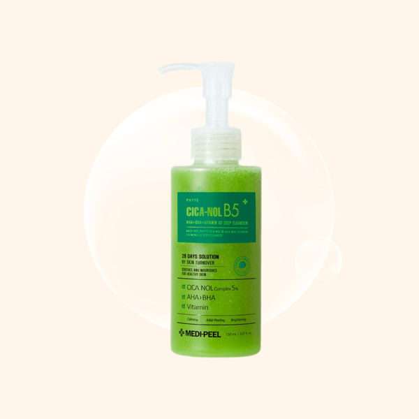 Гель-пенка MEDI-PEEL Phyto Cica-Nol B5 AHABHA Vitamin Calming O2 Deep Cleanser с кислотами 150мл