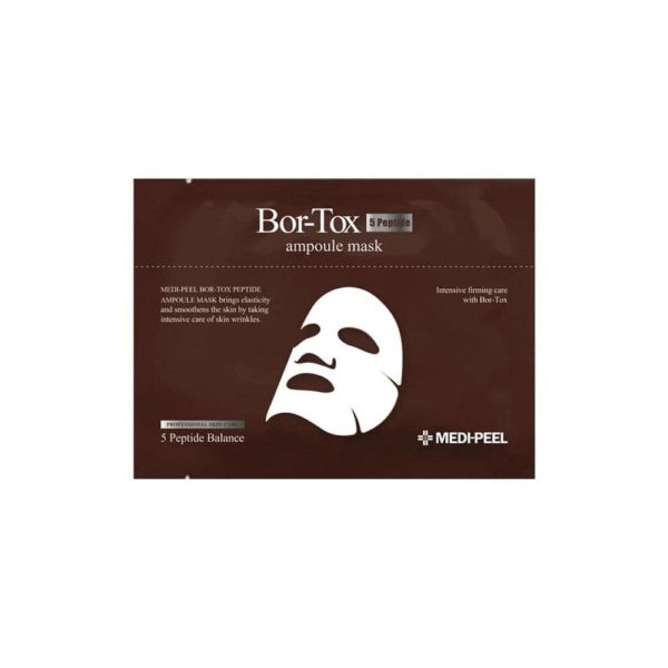 Маска для лица MEDI-PEEL Bor-Tox 5 Peptide Ampoule Mask ампульная с эффектом ботокса, 30мл