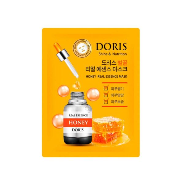 Маска для лица DORIS Honey Real Essence Mask тканевая с медом 25 мл