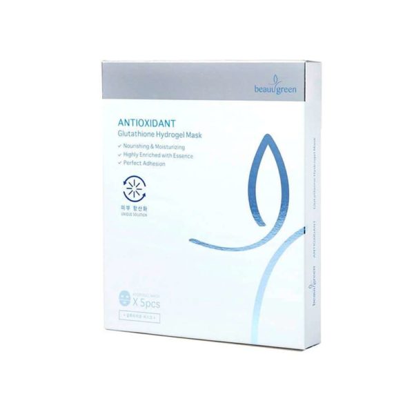 Маска для лица BEAUGREEN Vitalizing Glutathione Hydrogel Mask с глутатионом, гидрогелевая 30 г