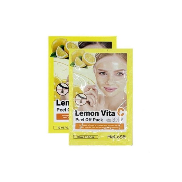 Маска-плёнка для лица MELOSO Lemon Vita C Peel of Pack с витамином С, 1шт*10мл