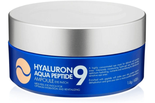 Патчи для глаз MEDI-PEEL Peptide 9 Hyaluron Aqua Ampoule Eye Patch глубокого увлажнения с пептидами 60 шт