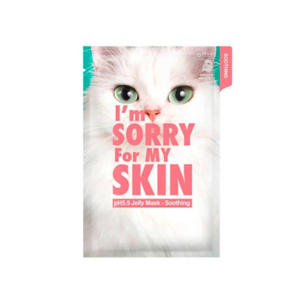 Маска для лица I'm Sorry For My Skin Jelly Mask Soothing Cat успокаивающая 33 мл